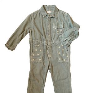Gymboree Toddler Girls Denim Jumpsuit, size 3T, like new condition